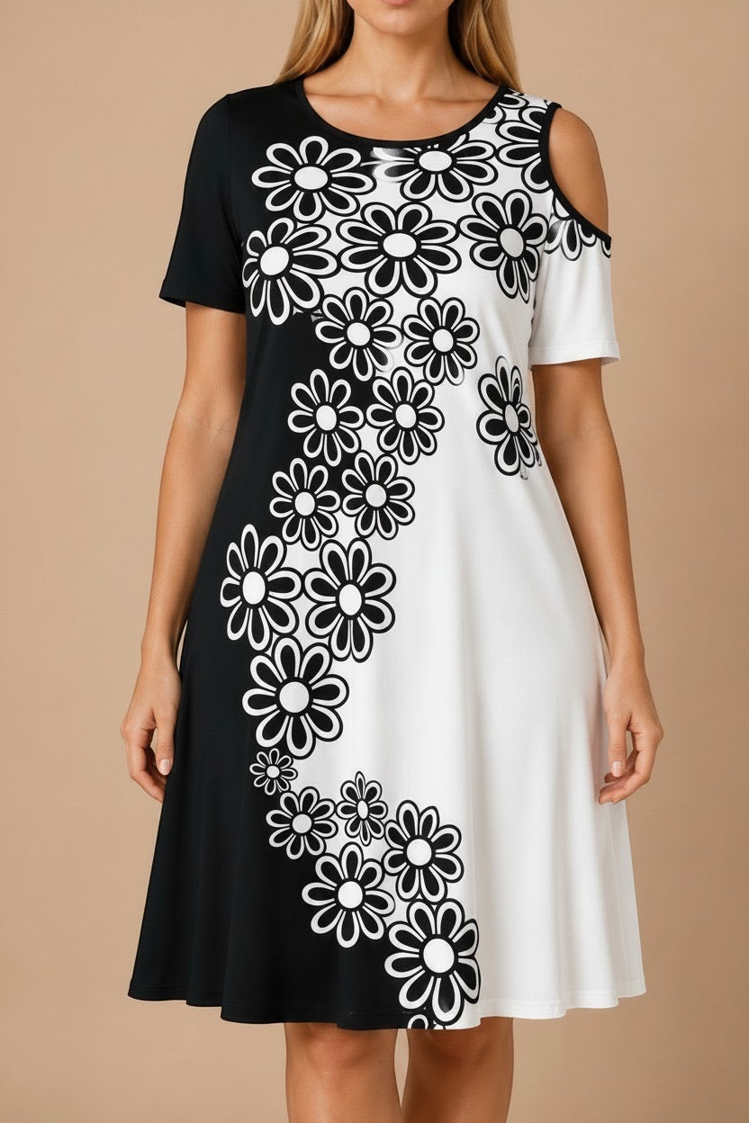 Black Flower Dreas