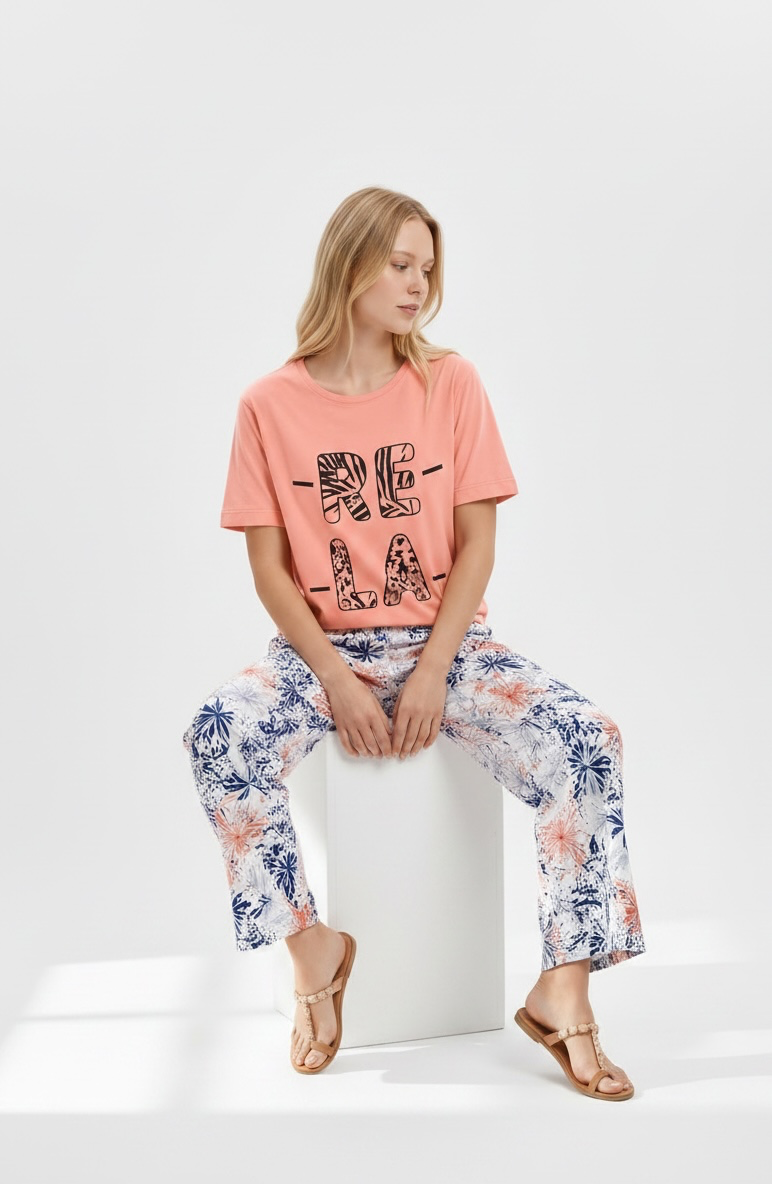 Orange Cotton Pyjama