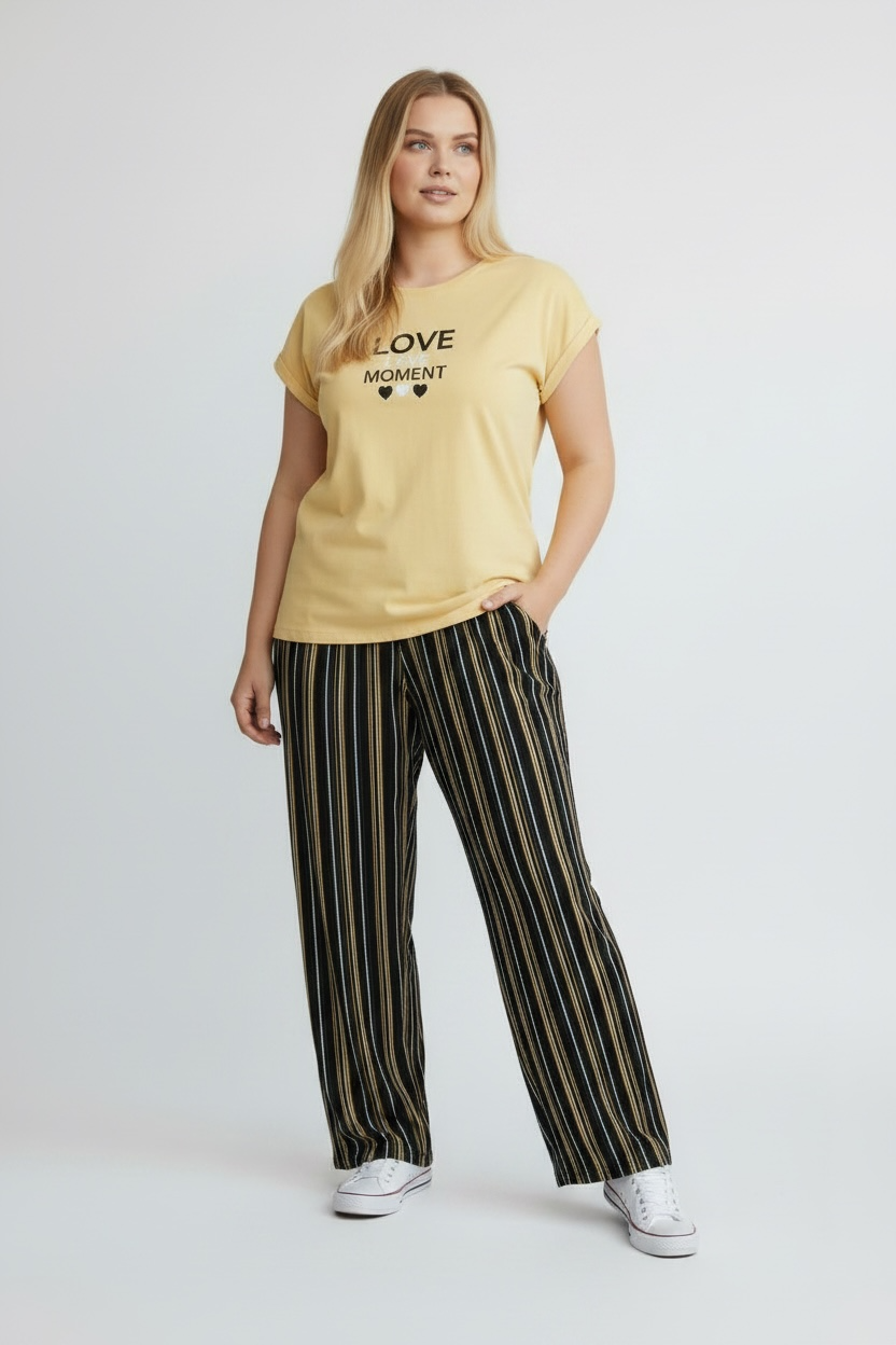 Yellow Cotton Pyjama