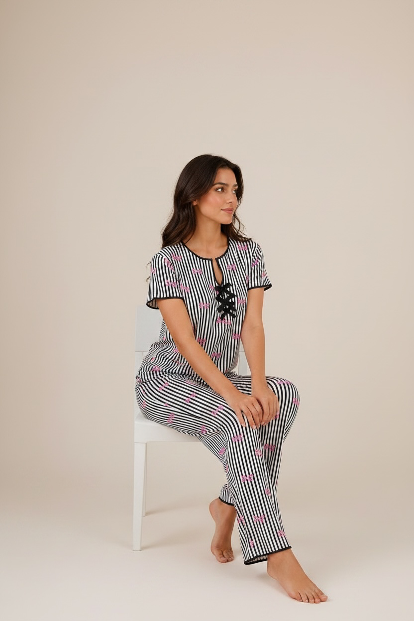Cute Bow Pyjama