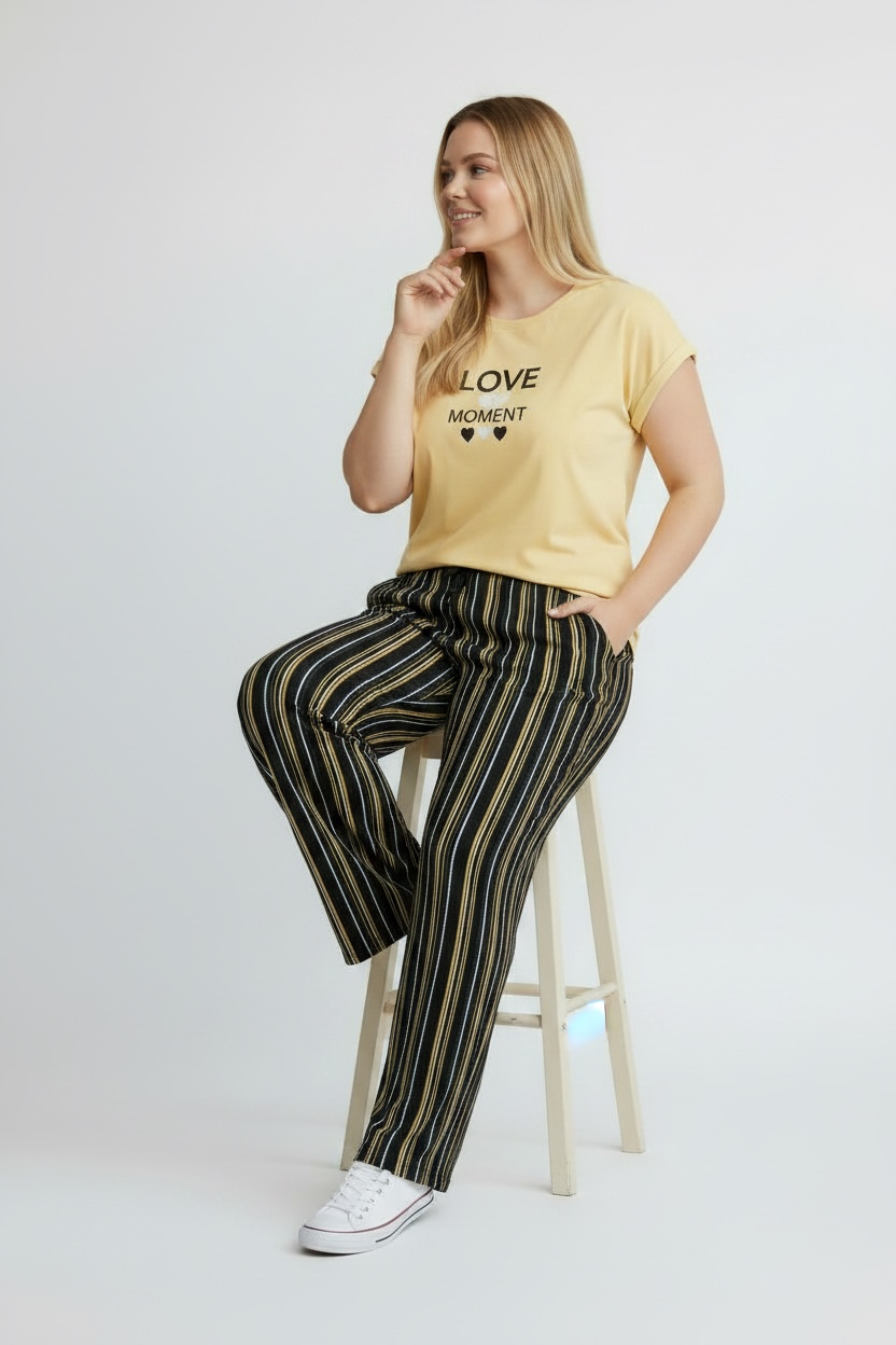 Yellow Cotton Pyjama