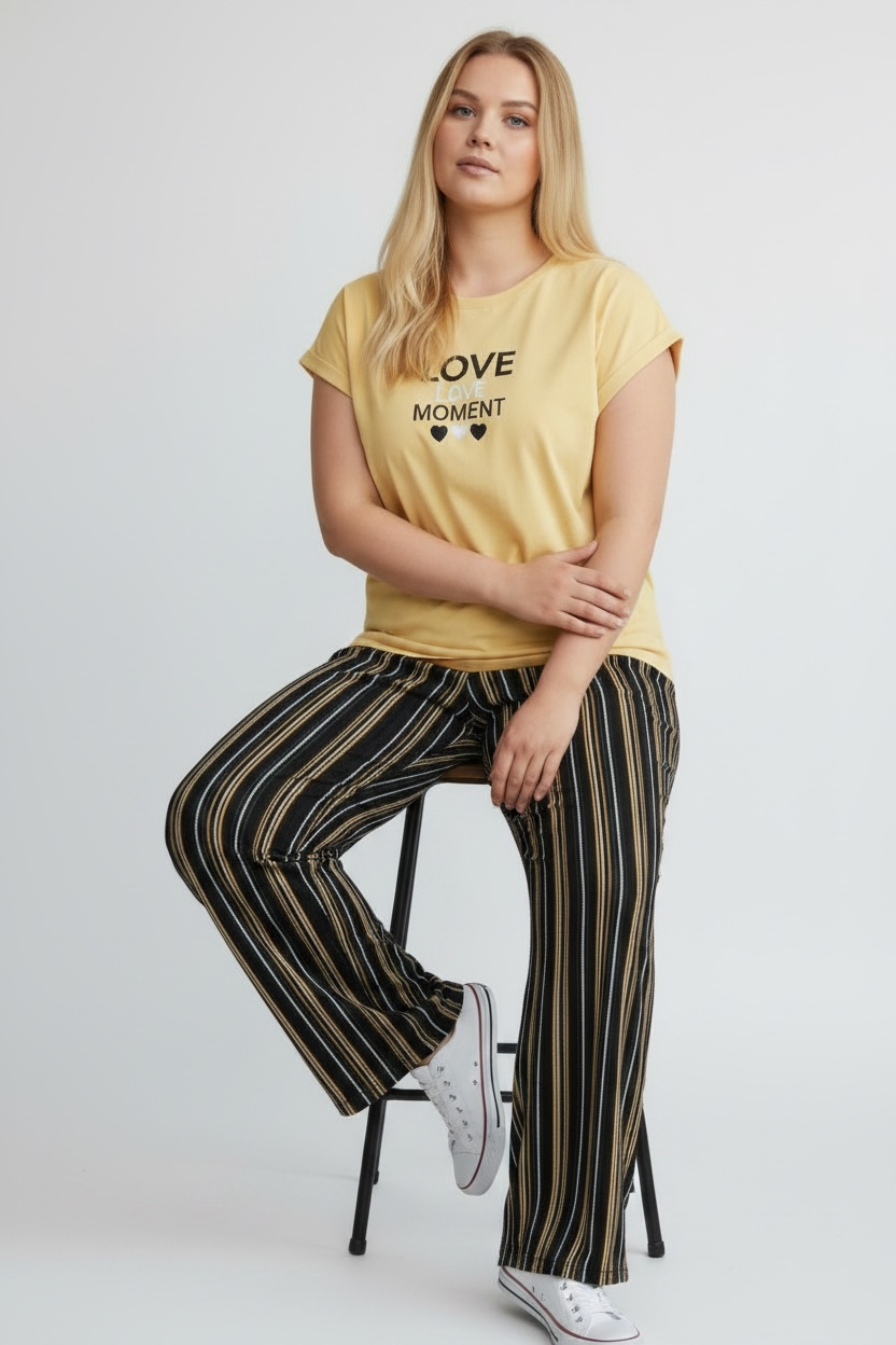 Yellow Cotton Pyjama