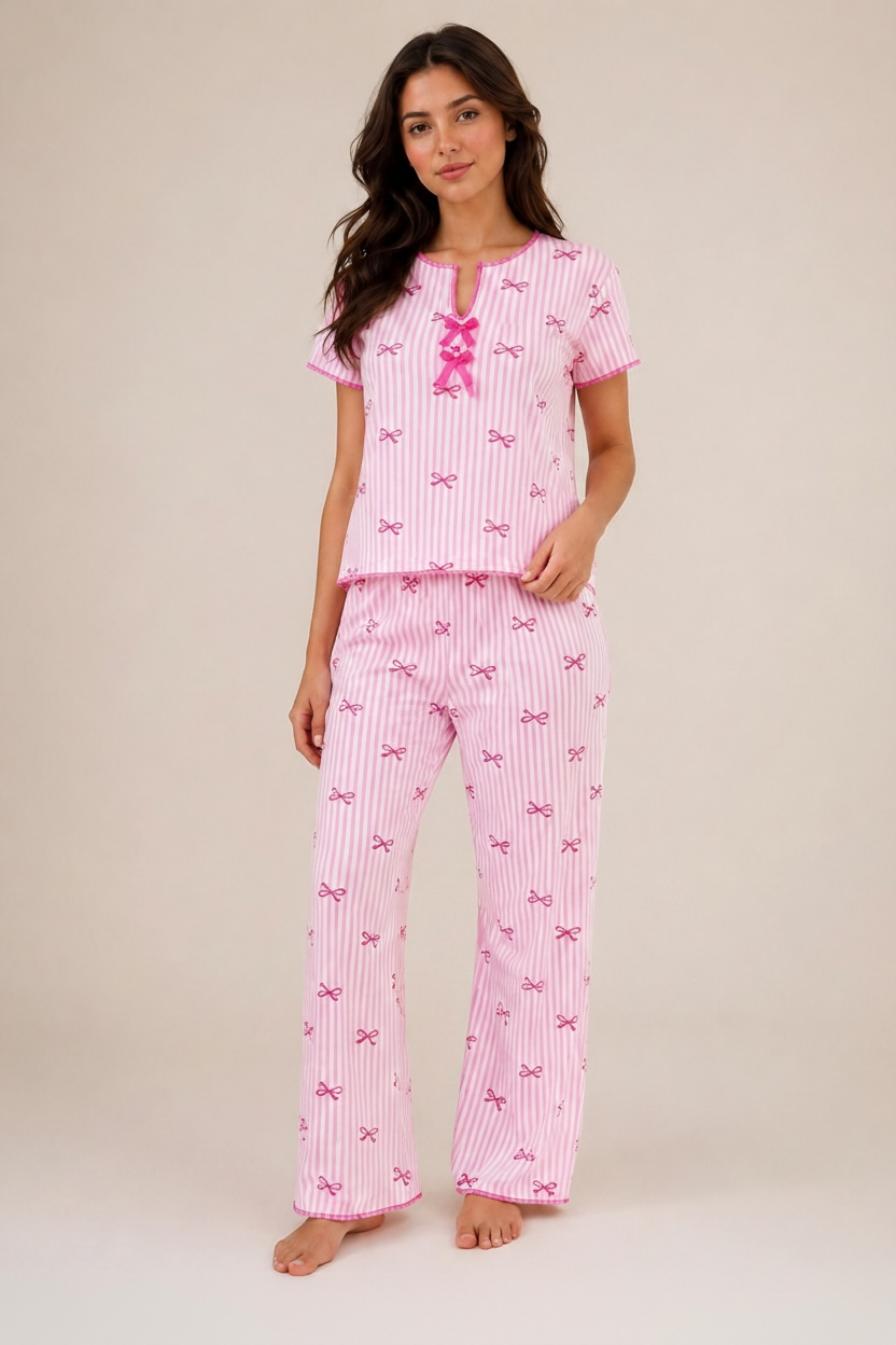 Cute Bow Pyjama