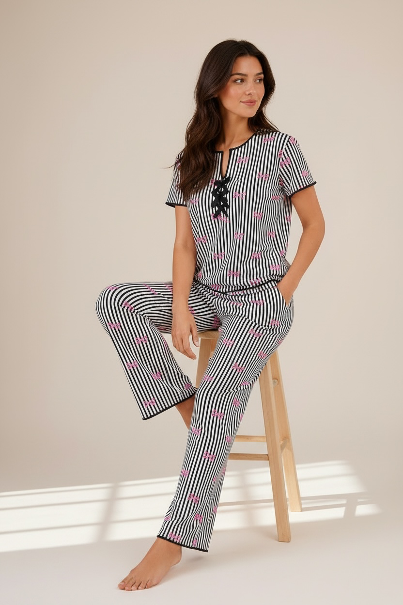 Cute Bow Pyjama
