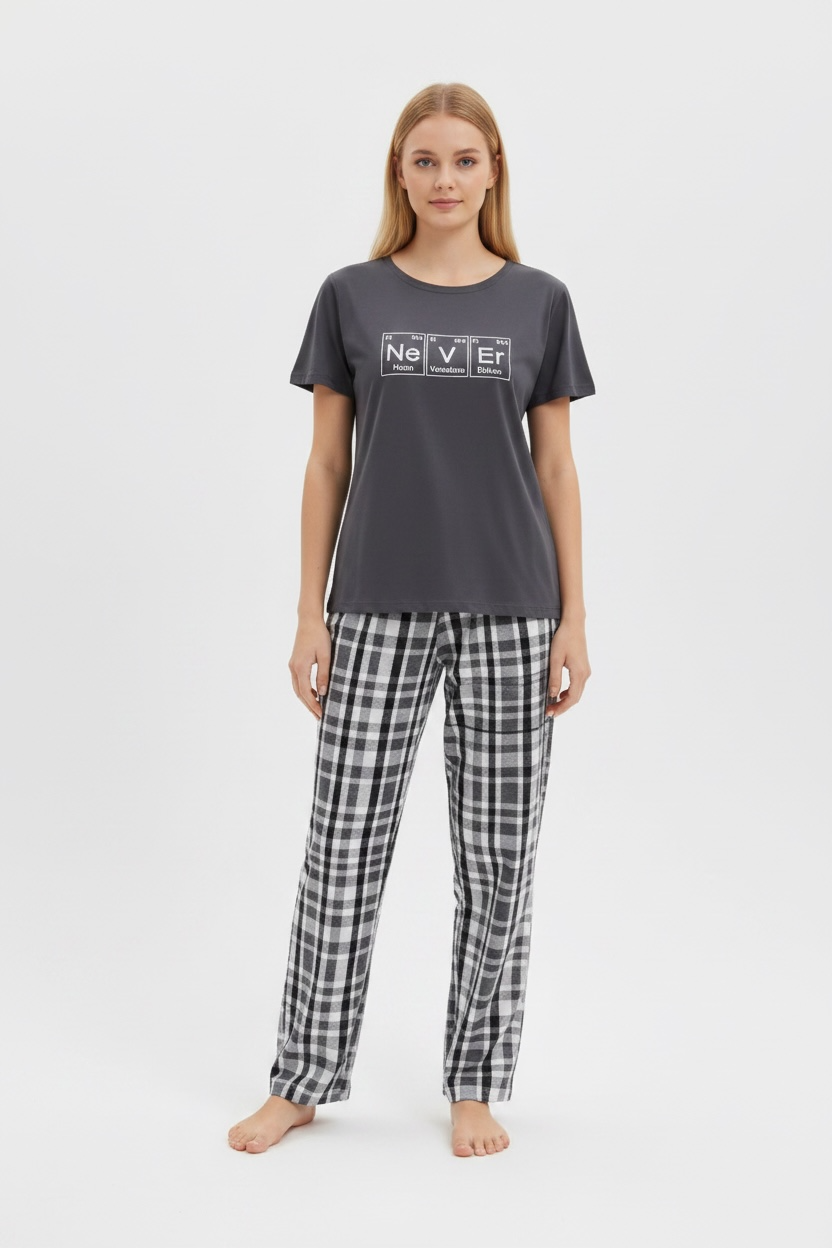 Dark Gary Cotton Pyjama