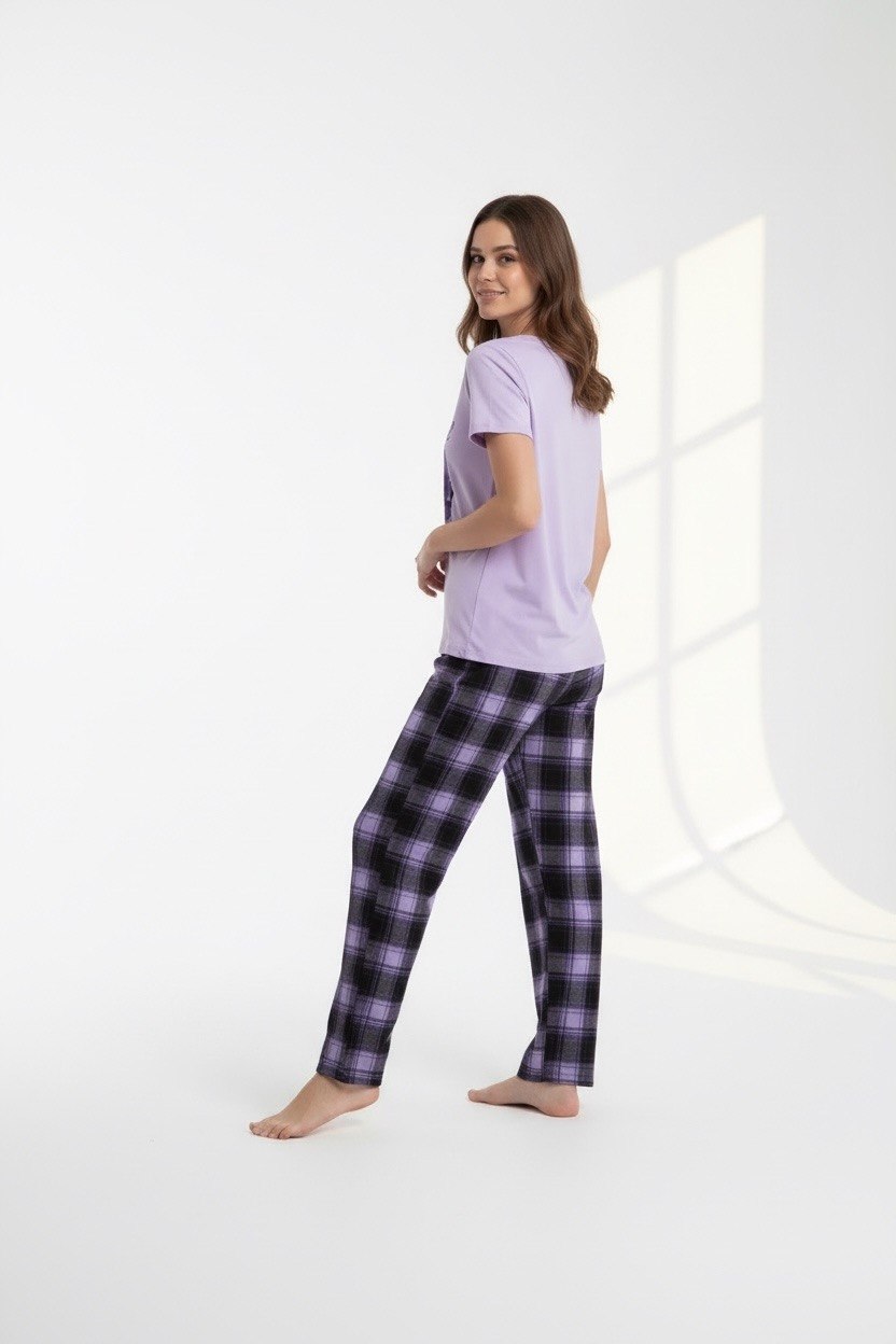 Purple Cotton Pyjama